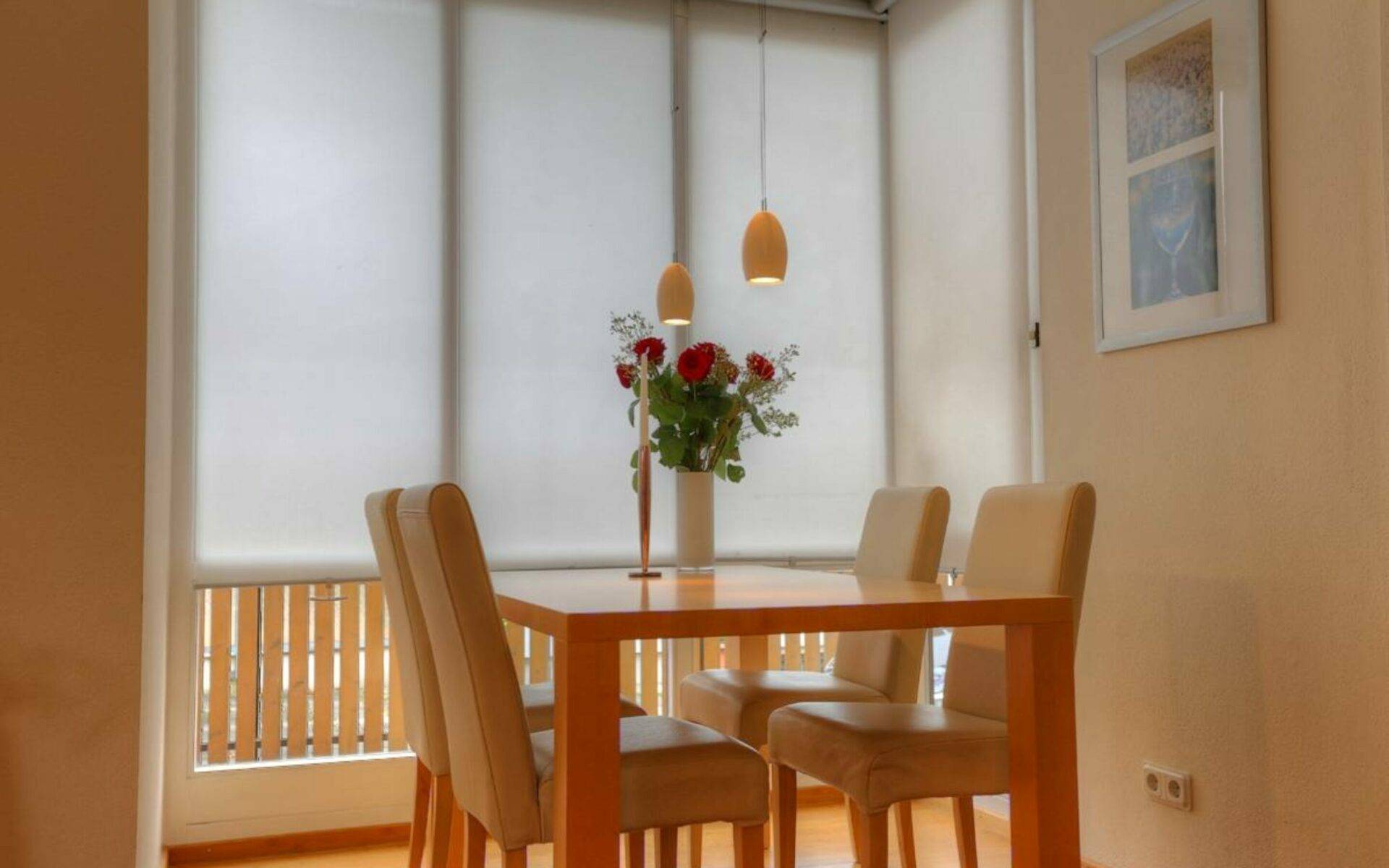 Platz für schönen Essbereich