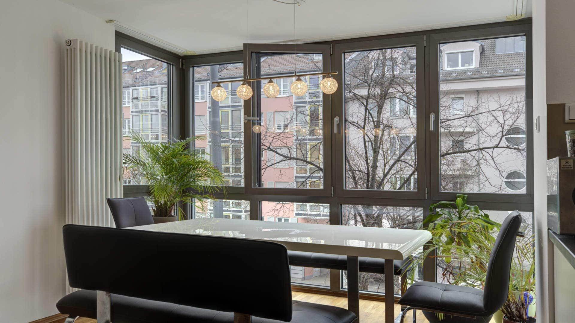 Lichtdurchflutete Räume