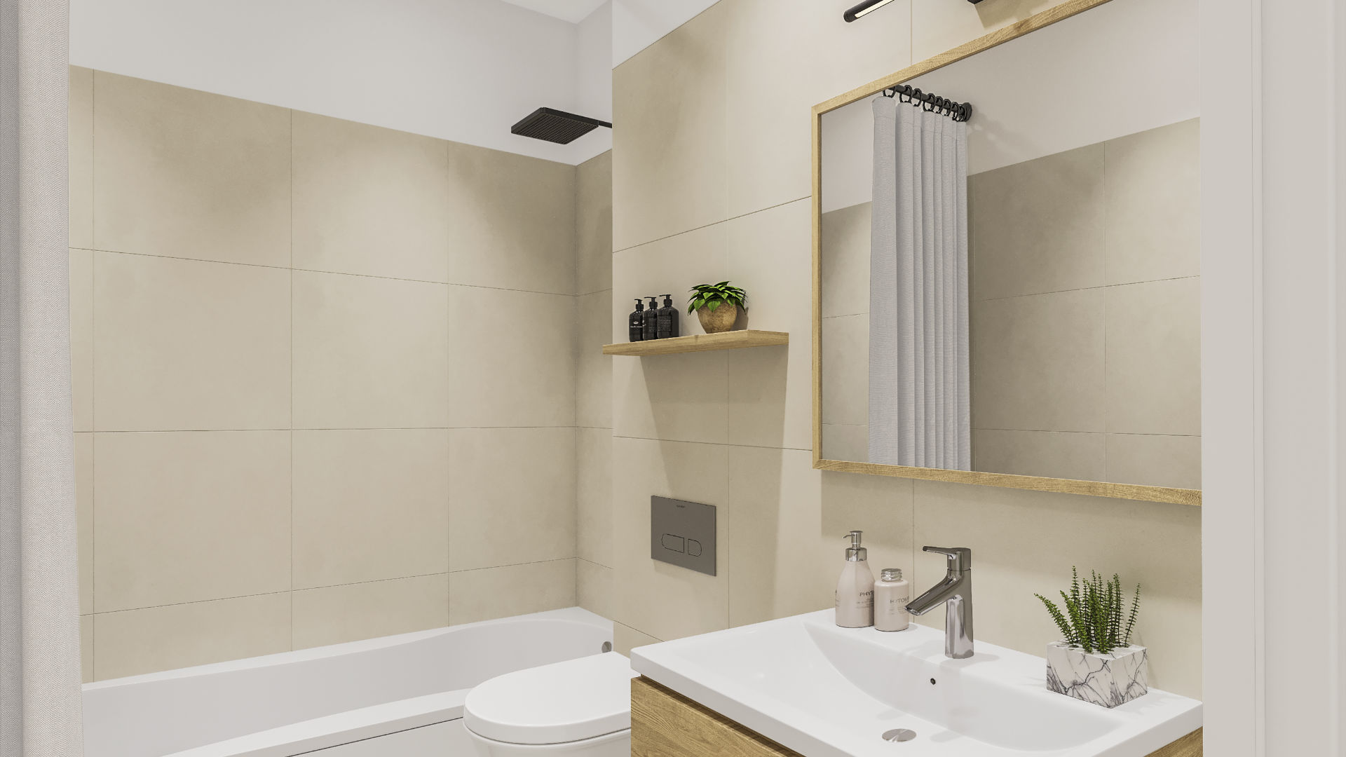 Moderne Gestaltung von Bad