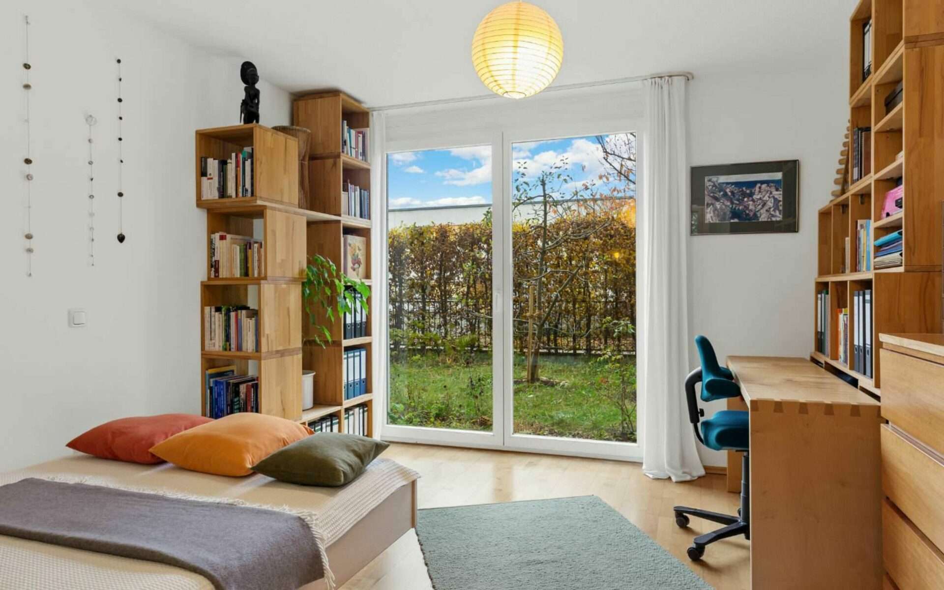 Bodentiefe Fenster in allen Wohnräumen