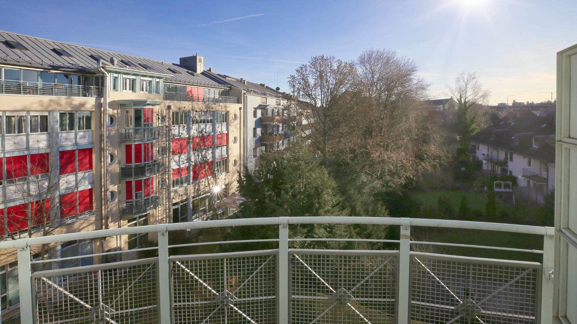 Blick vom Südbalkon