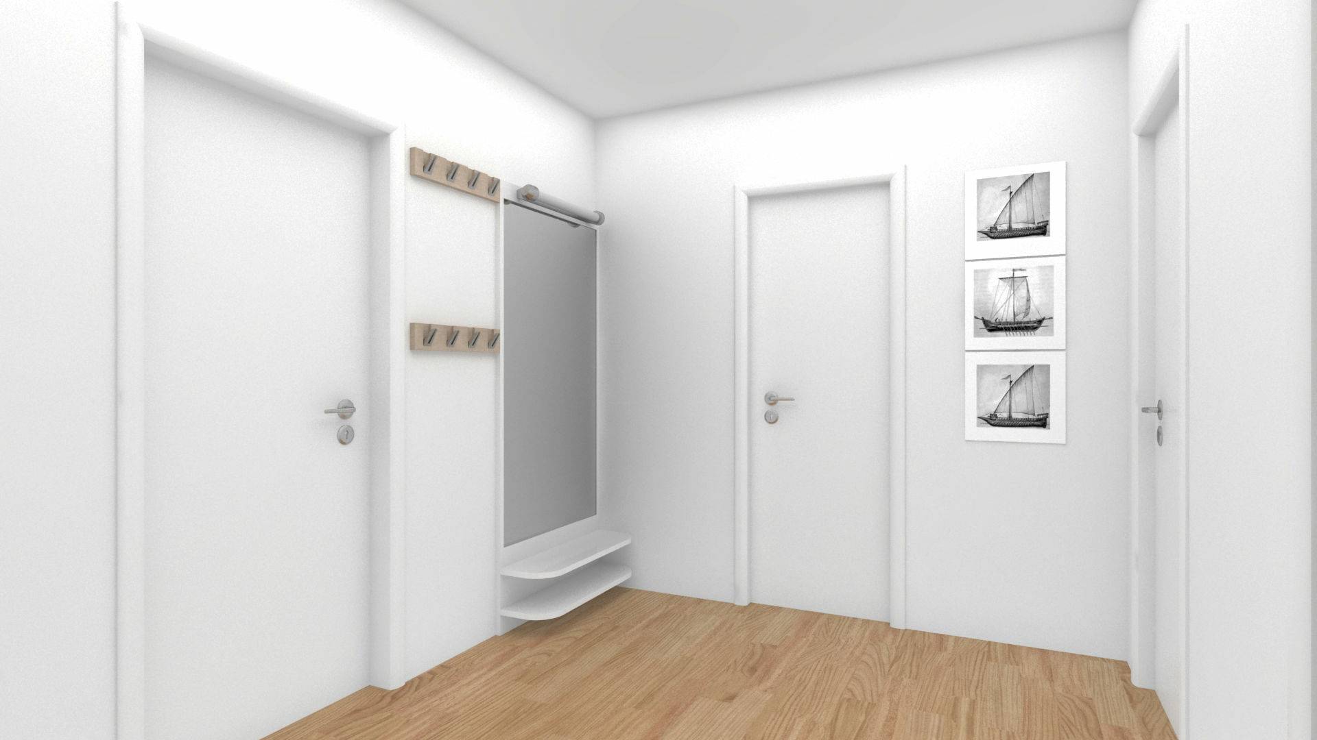 Diele mit Platz für Garderobe