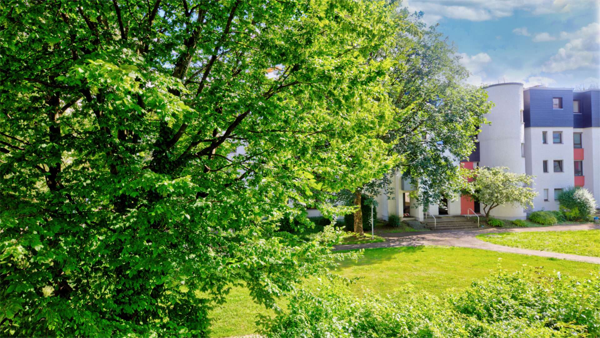 Blick aus dem Fenster