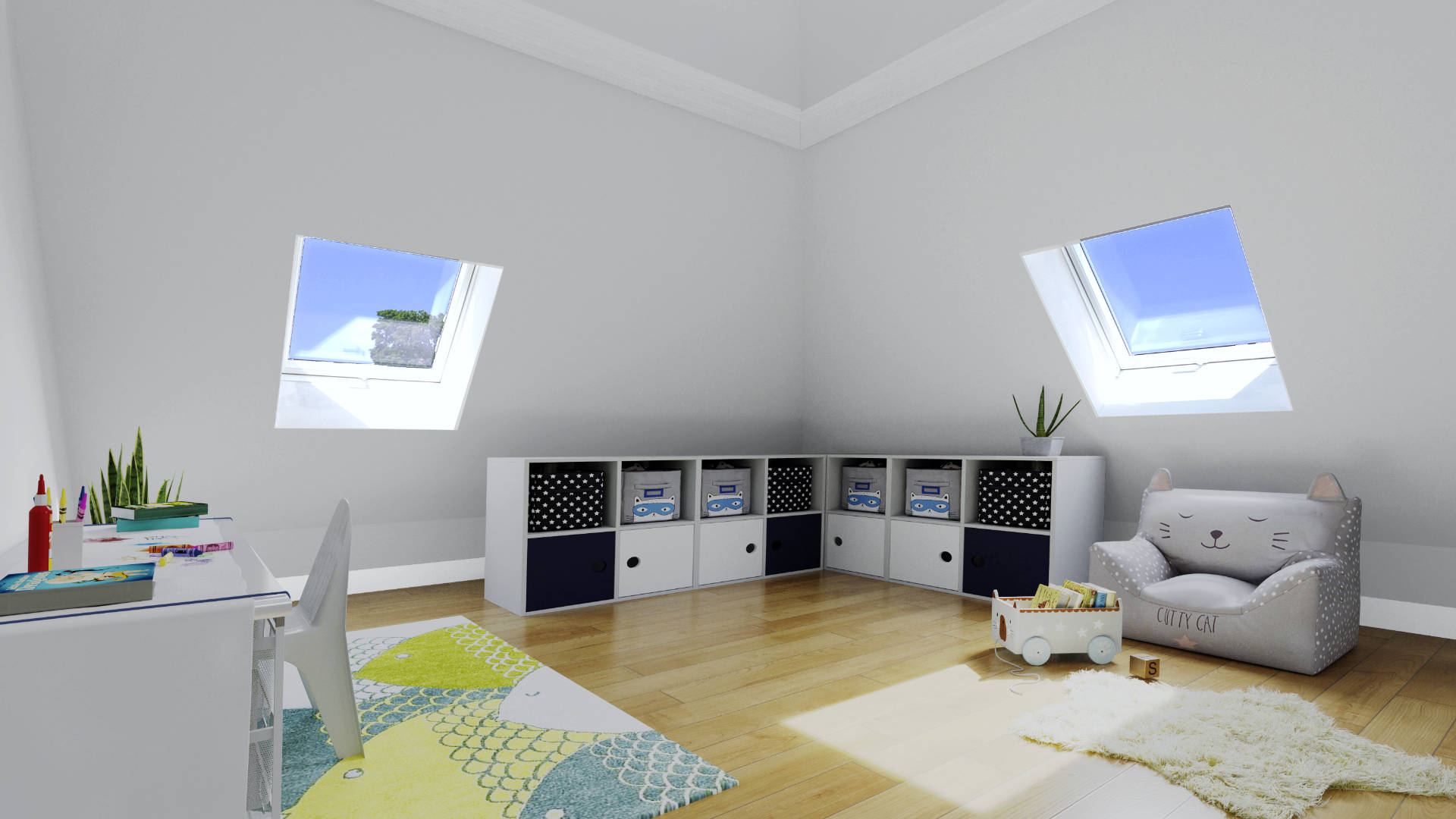 Platz zum Spiele und Lernen