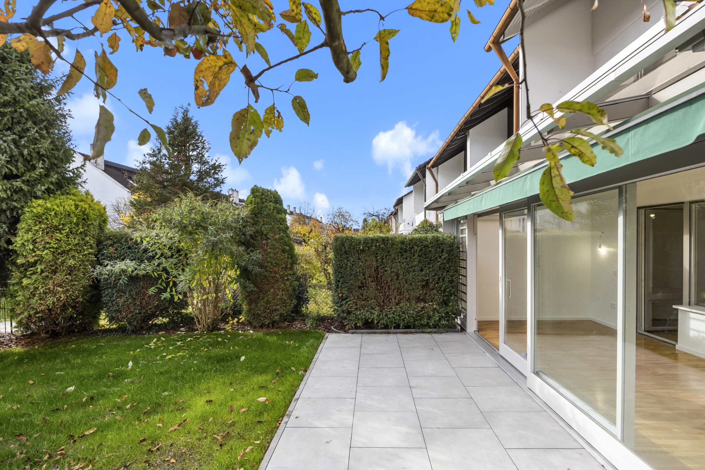 Wintergarten und Terrasse