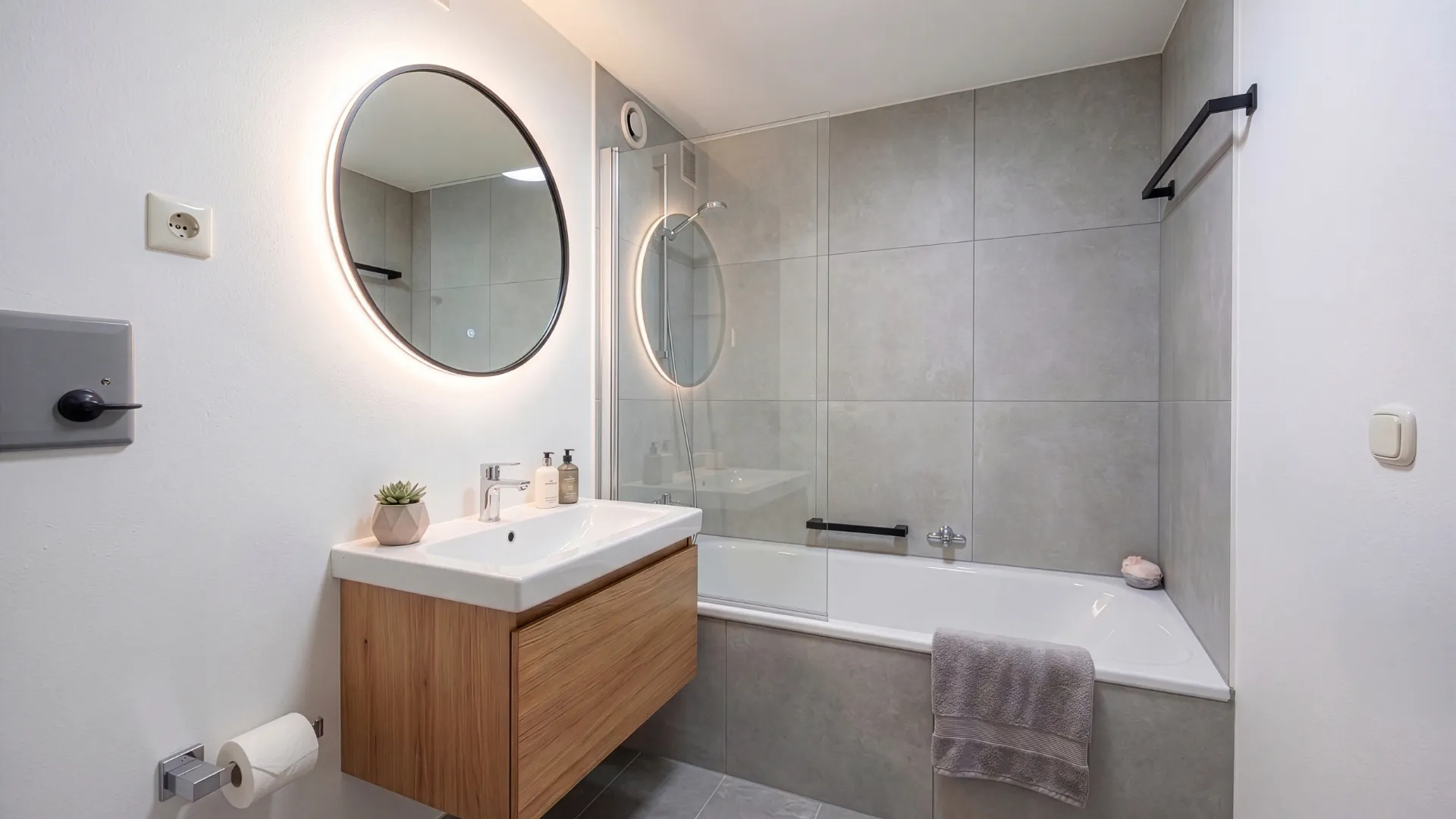 Bad mit Wanne – Visualisierung